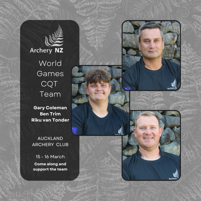 World Games CQT 2025 Team announced